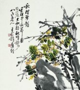 王个簃代表作品